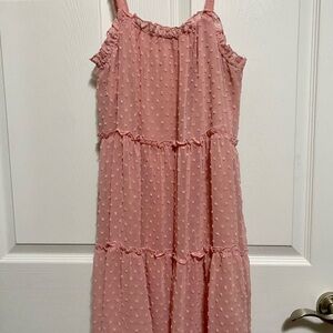 Mi Ami Pink Ruffled Dress